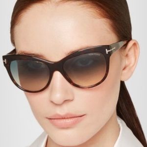 Tom Ford Lily Cat Eye Sunglasses tf 430 56f